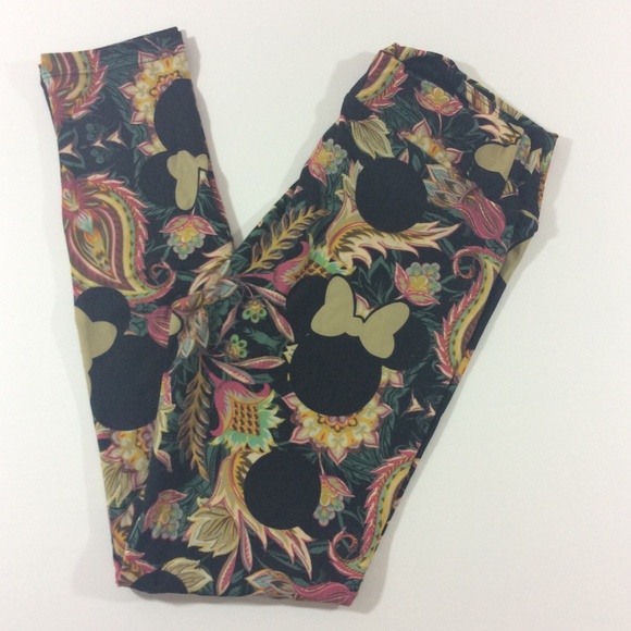 LuLaRoe Pants - LuLaRoe Disney OS One Size Minnie Mouse Multicolor